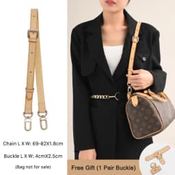 EverToner Adjustable Crossbody Leather Strap for Speedy 25 30 Bag Shoulder Straps Replacement Accessories