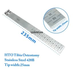 Stainless Steel Thin Osteotome Bone Knife for HTO Tibia Osteotomy Orthopedic Surgery Instrument