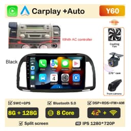 Car Radio Android Auto Player for Nissan March Micra K12 2002- 2010 Wireless CarPlay Intelligent Screen Player GPS Navigation 5G
