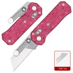 420 steel G10 handle hand folding knife portable art knife high hardness unpacking with blade gift box