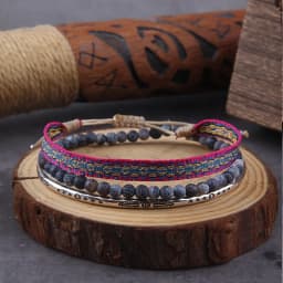leather bracelet adjust style