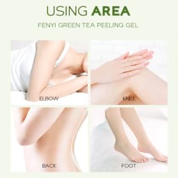 Triple Enzyme Green Tea Peeling Gel Face Scrub Moisturizing Whitening Remove Blackhead Acne Detoxifies & Cleanses All Skin