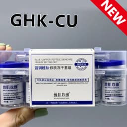 Blue Copper Peptide GHK-CU Copper Lyophilized Powder Hydration Skin Rejuvenation Improve Elasticity Repair Skin Barrier SkinCare