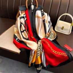 Luxury Design 180X90CM Long Shawls Beach Women Square Scarves Popular The Four Seasons Bandanna Sunscreen New Style Silk Scarf