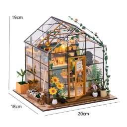 Wooden Dollhouse Kit Handmade Building Model 3D Puzzle Assembly Toy Miniature Doll House With Furniture Lighting Birthday Gifts