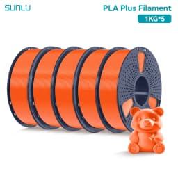 SUNLU 5KG PLAPLUS Filament 1.75MM Neatly Arranged No Knots No Bubble Eco-Friendly Non-Toxic Odorless Bright Color Good Toughness
