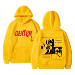 TV Play Dexter Morgan The Devil in Disguise Hoodie Men Women Casual Vintage Streetwear Male Fashion Oversized Pullover Hoodies