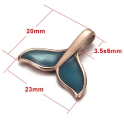 Stainless Steel Charms Fishtail Hole 5mm 4mm for Jewelry Making Accessories Bracelet Hook DIY Necklace Clasps Findings