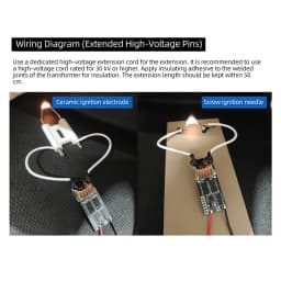 High Voltage Generator Module DC5-13 V to AC 10 kV–20 kV Arc Igniter High-Voltage Module Driver Board + Transformer