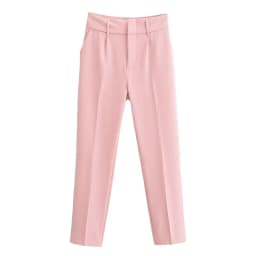 Solid Color All-Match Women's Suit Pants Casual Simple Office Occupation Lady Pencil Trousers High Waist Slimming Long Pants
