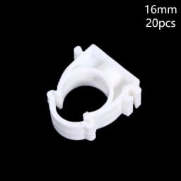 Hot!20 Pcs Plastic PPR Clamp Holder For Water Pipe Tube Fittings With Cover Diameter 16mm 20mm 25mm 32mm