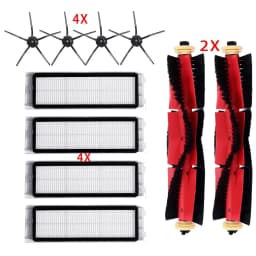 For Roborock S5 S50 S51 S52 S55 S6 S6 Pure S6 MaxV for Xiaomi 1st / SDJQR01RR Vacuum Cleaner Roller Brush Filter Wheel Mop Part