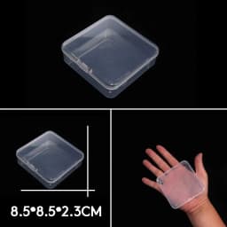 Rectangle Round Square Transparent Plastic Carrying Case For Bead Compartment Adjustable Container Jewelry Storage Box Wholesale