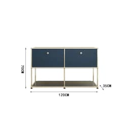 Living Room Sideboard Medieval Cabinets Storage Dining Modern Metal Stainless Steel Frame Wood Customizable Cabinet with Locker
