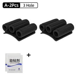 Magnetic Bit Holder 3/4 Holes Screwdriver Bit Holder Drill Bit Stand Storage Case with 3M Adhesive Tape Power Tools Accessories
