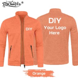 Custom DIY Logo Men's Thicker Sweatshirts Half Zipper Jacket Pullover for Male Hoody Man Hoodies Autumn Turtleneck Sweaters