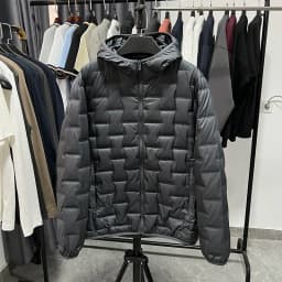 Warmth God Clothes! 90 Duck down Filling! Lightweight Padded Jacket Winter Outdoor Casual Heat Pressed Sports Hooded Coat