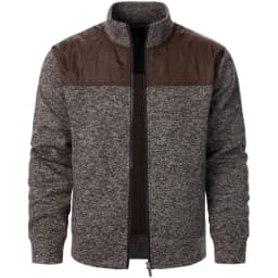 Men's Patchwork Sweatshirts Stand Collar Jacket Slim Fit Cardigan Streetwear Sportswear Casual Zip Up Coat Outdoor Tracksuit Men