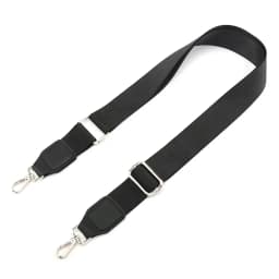 3.8cm Width Black Nylon Shoulder Bag Strap Adjustable Replacement Detachable Belt for Women Messenger Bag Handle Handbag Belt