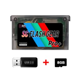 SCFW V1.5 Mini SC Card 1000+ in 1 Flash GBA Card For GBA GBC GB NES with Adapter With 8G TF Card Game Console Accessories