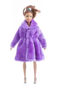 New 30cm 1/6 Grows Outfit Flannel coat Accessories Clothes for Barbies doll