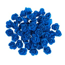 200/100pcs 3cm Foam Teedy Bear Rose Artificial Fake Flower Heads For Home Decor Wedding Birthday Christmas Party DIY Wreath Gift