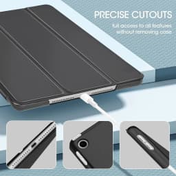 For iPad Pro 11 M5 M4 12.9'' 10th 10.9'' 7 8 9th 10.2'' Case Ultra Slim Lightweight Stand Case with Translucent Frosted Cover