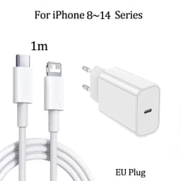 PD 40w For Apple Fast Charger For iPhone 17 16 15 14 13 12 Pro Max Air For iPad 5A USB C Quick Charging Cable EU Plug Adapter