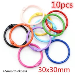 New Fashion Multi-colors Mixed Alloy Open Rings Lobster Clasp Hooks Ball Chains DIY Jewelry Making Findings Supplies