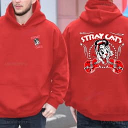 2025 New Hoodies Stray Cat Brian Setzer Lee Rocker Slim Jim Phantom Men Retro Aesthetic Hoodie Funny Tops Men's Clothing
