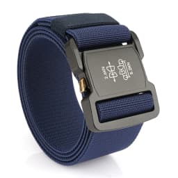 KOLBER 5cm Elastic Belt Men Aluminum Alloy Quick Release Buckle Tactical Outdoor Casual Belt 2 inch Hiking Stretch Girdle Male