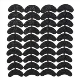 20/2Pair Rubber Shoes Heel Toe Plates Taps Sole Protectors Repair Horseshoe Offset Sole Anti Slip Heel Patch Repair Shoe Materia