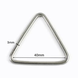 10Pcs 3-5x15-50mm 304 Stainless Steel Triangle Ring Buckle for Dog Harness Leash Webbing Bag Strap Junction Connector Hardware