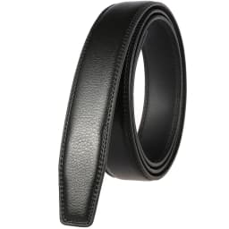 3.0cm 3.1cm Thin Leather Ratchet Belt for Men Women Unisex Genuine Leather Belt Strap Without Buckle Adjustable