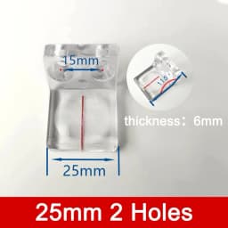 Magnifier Baffle For Sliding Table Saw Ruler Edge Banding Woodworking Machine 25mm 1 Holes 32mm 2 Holes 25.5mm 1 Holes