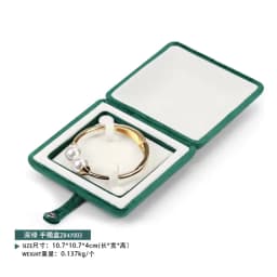 High Grade Double Open Jewelry Box Velvet Engagement Ring Box Wedding Ring Necklace Earring Gift Boxes Organizers Storage