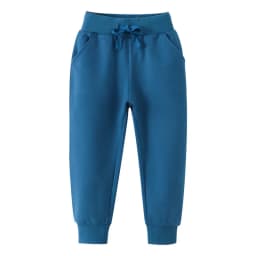 Jumping Meters 2-7T Blue Autumn Spring Children's Trousers Pants Plain Hot Selling Boys Girls Sweatpants Kids Sweatpants