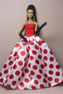 1 Set Doll Clothes 1:6 Scale Dress Gown Outfit for 11.5 Inch 30cm Doll Many Style for Choice Gifts for Girls Doll Accessories #8