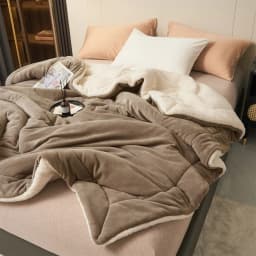 Super Soft Imitation Lambswool Autumn Winter Blanket Double Queen Blankets High-quality Comfortable Milk Fleece Sofa Blanket