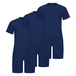 Children 3Pcs Anti-strip Adaptive Bodysuit Special Needs Clothing Short Sleeve Back Zipper Jumpsuit for Autism Sensory kids