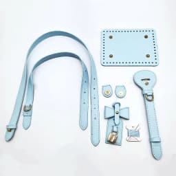 DIY Crochet Bag Making Kit Bag Base Bottom with Handle Extension Shoulder Straps Hardware Accessories for Knitting Tote Handbag