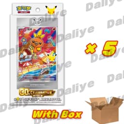 Original Pokemon 30th Anniversary Vol.1 Celebration First Partner Special Shiny Pokemon PTCG Simplified Chinese Pokemon Cards