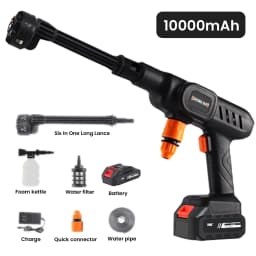 6-IN-1 Cordless High Pressure Car Washer Water Gun Home Garden Cleaning Washing Machine Gun Rechargeable Battery Pressure Washer