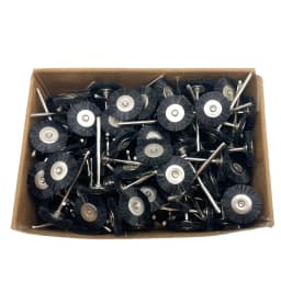19/22/25mm Polishing Brushes Soft Hard Abrasive Buffing Grinding Wheel 2.35mm Shank Dremel Accessories for Jewelry Rotary Tools