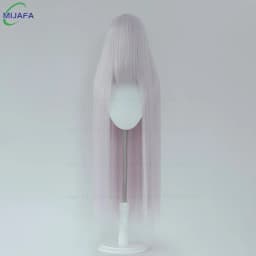 Very High Quality 600g 68 Colors 40 Inch 100cm Long Straight Cosplay Wig With Bangs Heat Resistant Hair Anime Wigs + Wig Cap