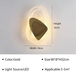 Modern LED Wall Lamp Crystal Art Glass Wall Light Bedside Sconce for BedroomBackground Aisle Stairs Patio Decor Lighting Fixture