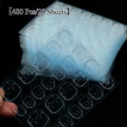 10 to 200 Sheets Nail Adhesive Tabs, Environmentally Waterproof Double-Side Nail Glue Sticker, For False Nails Press On Nails