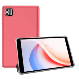 PRITOM 8 Inch Tablet Android 14, Octa Core, 8GB (4+4GB Virtual) RAM, 64GB ROM, 5G Wi-Fi, with Protective Leather Case