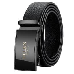 Genuine Cow Leather Automatic Belt For Men Formal Automatic Buckle Belt Genuine Leather Mens business Strap