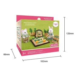 Forest Family Doll 1:12 Dollhouse Kitchen Accessories Mini Model Reindeer Animal Miniature Furniture Pretend Play For Girl Gifts